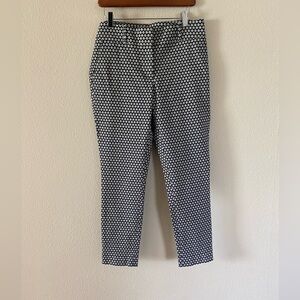 Loft Women’s Julie Skinny Black&White Stretch Pants Size 8